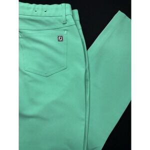 Footjoy Pants Men's 34x32 Golf Performance Stretch Wicking Active Straight Green